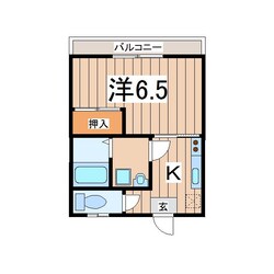 相馬駅 徒歩16分 2階の物件間取画像